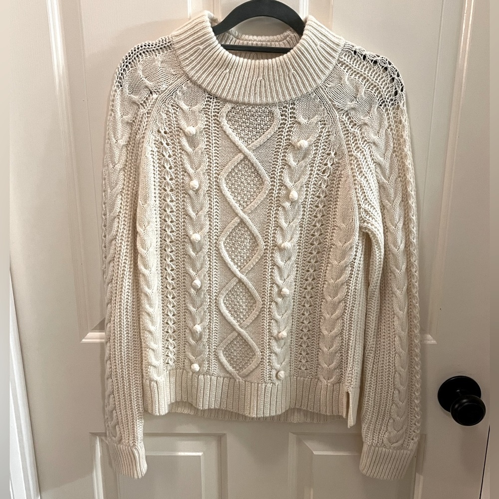 J Crew White Sweater! NWT